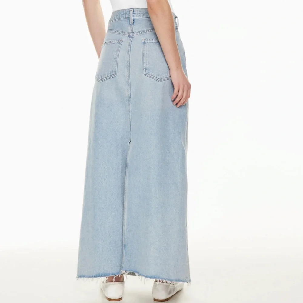 AGolde Hilla Jean Skirt -Maxi - Picture 4 of 4